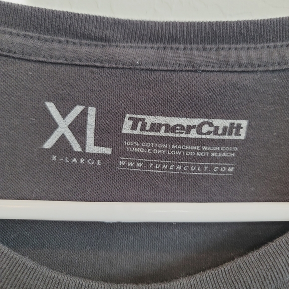 TunerCult "In Speed We Trust" Black Graphic Tee Short Sleeves Men's Size XL - Picture 5 of 9